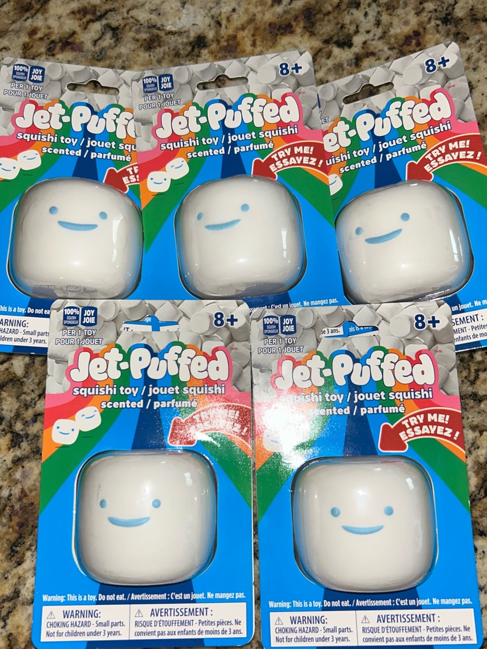 One each -Jet Puffed Marshmallow Scented Squishy